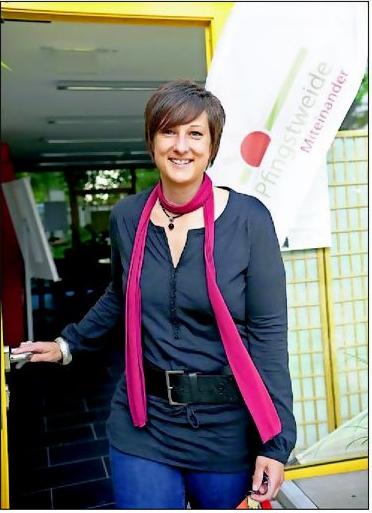 Aktiv f�r die Pfingstweide: Netzwerkerin Pamela Wich. FOTO: KUNZ